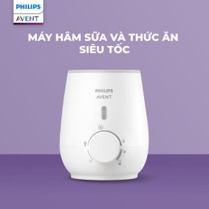máy hâm sữa và thức Ăn siêu tốc philips avent an toàn, giữ trọn dinh dưỡng cho bé